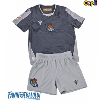 Real Sociedad Echipament de Fotbal Replică 2025-26 Copii Deplasare (+ Șorturi)